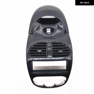 適合 プジョー 206 フェイシア パネル フェイスプレート ダッシュ ダッシュボード エア アウトレット 206CC エアコン パネル クォーツ時計 パネル - Middle set