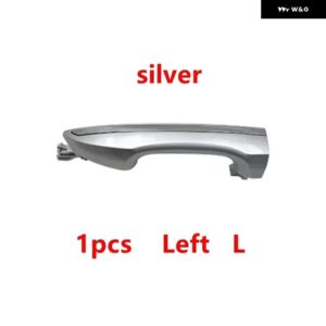 車 外装 外側 ドアハンドル トヨタ カローラ2014 - 18 - 1pcs silver L