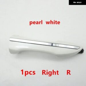 車 外装 外側 ドアハンドル トヨタ カローラ2014 - 18 - 1pcs pearl white R