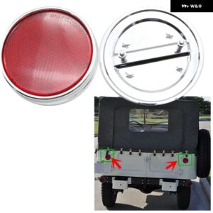 車外側リア バンパー リフレクター ハザード灯 ランプ トヨタ ランドクルーザー FJ25 FJ40 FJ55 1958-1973 OEM 81910-69015 - 1 Piece