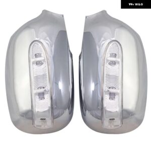 トヨタ マーク II GX100 GX110 1996 1999 2000 2004 2005 ノベル スタイル 2PCS ABS クロームメッキドアミラー カバー LED付き - GX100 96-00