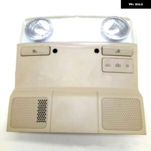 ドームライト フロントシーリングランプ 読書灯 室内灯 フォルクスワーゲン サジター マゴタン ゴルフ 6 MK6 ジェッタ MK5 パサート B6 - beige　with　light