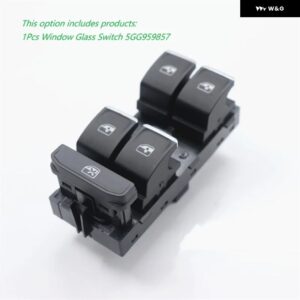 VW ゴルフ 7 MK7 パサート B8 ティグアン 車内電子マスターウィンドウ コントロール スイッチ 5G0959857 5GG959857 5G0959855 - 1Pcs 5GG959857