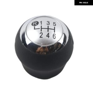 5/6速 シフト オート交換アクセサリー レバー シフト ノブ適合 トヨタ カローラRAV4アベンシスヤリスヴェルソオーリスアイゴ - Silver 6 Speed