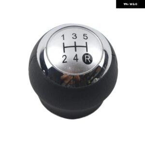 5/6速 シフト オート交換アクセサリー レバー シフト ノブ適合 トヨタ カローラRAV4アベンシスヤリスヴェルソオーリスアイゴ - Silver 5 Speed