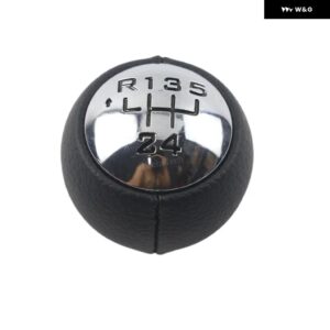 ギア シフト ノブ 5 6速 内装パーツ プジョー 307 308 3008 407 5008 807 シトロエン C3 C4 レバー ボールヘッド - 5 speed