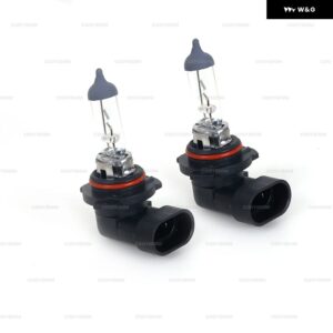 COOYIDOM 車用フロント フォグランプ BMW E60 E90 E63 E46 323I 325I 525I ハロゲン LED バルブ フォグランプ アセンブリ ハウジング レンズ - 2pc halogen bulb