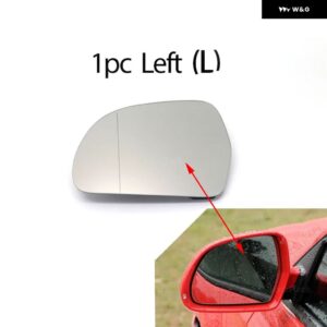 左右サイドヒーター付きウィングミラー ガラスアングルバックミラー アウディ A4 S4 B8 8K A5 S5 B8 8K A8 S8 D3 Q3 SQ3 A3 8P - 1PC Left