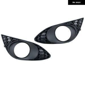 車用フロント バンパー フォグランプ カバー マツダ 2 2008 - 11 フォグランプ フレーム カバー クロームフロント フォグランプ トリム カバー - Left and Right