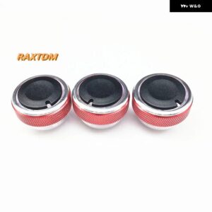 エアコン ヒート コントロール スイッチノブ FORD FOCUS 2 MK2 FOCUS 3 MK3 MONDEO ACノブ 車 3個 / ロット FOCUS 車 スタイリング - red