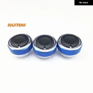 エアコン ヒート コントロール スイッチノブ FORD FOCUS 2 MK2 FOCUS 3 MK3 MONDEO ACノブ 車 3個 / ロット FOCUS 車 スタイリング - blue