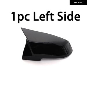 2個 バックミラー カバー キャップ カーボンブラック BMW シリーズ 1 2 3 4 X M 220I 328I 420I F20 F21 F22 F23 F30 F32 F33 F36 X1 - 1pc Black-Left