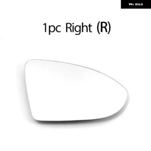 フォルクスワーゲン VW ゴルフ 7 MK7 / MK7.5 GTI GTD 2012-2021 左 右サイドウィング ヒーター付きミラー ガラス - 1PC Right