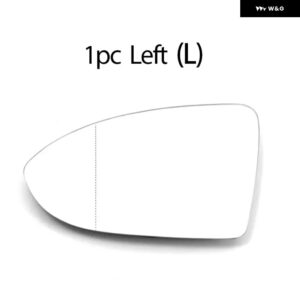 フォルクスワーゲン VW ゴルフ 7 MK7 / MK7.5 GTI GTD 2012-2021 左 右サイドウィング ヒーター付きミラー ガラス - 1PC Left