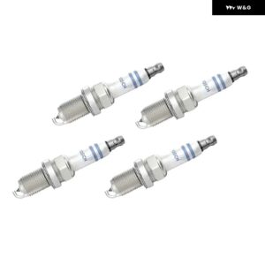 BOSCH 1/4/6個 FR5KPP332S プラチナ スパークプラグ ポルシェ アウディ A6 Q5 フォルクスワーゲン ティグアン ゴルフ シュコダ イエティ 06H905601A - 4pcs