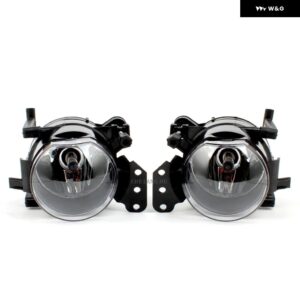 BMW 5シリーズ E60 セダン/E61 ツーリング 2003 - 06 カー スタイリング フロント フォグランプ 電球 付き - pair Halogen Bulbs