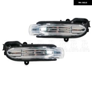 車用LED ウィンカーライト メルセデス ベンツ W203 4ドア 2004 - 07 インジケーター サイドランプ バックミラー ライト A2038201621 - 1 Left and 1 Right