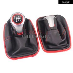 VW ゴルフ 4 GTI GTD ジェッタ 4 ボーラ 1998 - 05 5 / 6スピード 12MM ギア シフト ノブ レザー ブーツ 付き - 6 Speed5