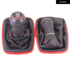 VW ゴルフ 4 GTI GTD ジェッタ 4 ボーラ 1998 - 05 5 / 6スピード 12MM ギア シフト ノブ レザー ブーツ 付き - 6 Speed11