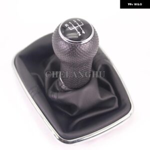 VW ゴルフ 4 GTI GTD ジェッタ 4 ボーラ 1998 - 05 5 / 6スピード 12MM ギア シフト ノブ レザー ブーツ 付き - 5 speed