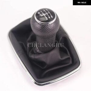 VW ゴルフ 4 GTI GTD ジェッタ 4 ボーラ 1998 - 05 5 / 6スピード 12MM ギア シフト ノブ レザー ブーツ 付き - 6 speed