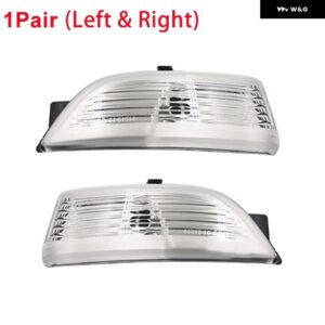 車用LEDバックミラー ウィンカーライト インジケーター ランプ フォード レンジャー 2016-2020 バルブ 無 - 1pair Left and Right