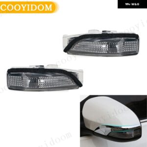 バックミラー ウィンカーライト トヨタ オーリス C-HR カローラ ヴァーソ LED インジケーター ウィンカー リピーター 点滅 81741-02040 - left　and　right
