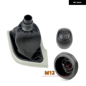 プジョー ボクサー 2006 - 14 カー スタイリング 6速ギアスティック シフト ノブ レベルレザー ブーツ - boot　gery　gear2