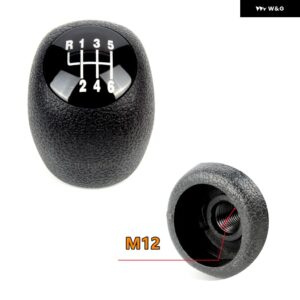 プジョー ボクサー 2006 - 14 カー スタイリング 6速ギアスティック シフト ノブ レベルレザー ブーツ - 6s　　gear　1