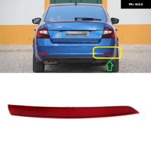 シュコダ オクタビア セダン コンビ 2018 - 21 カー スタイリング リア バンパー リフレクター ハザード ブレーキライト テールランプ ストップライト - 1pc　x　Right　Side