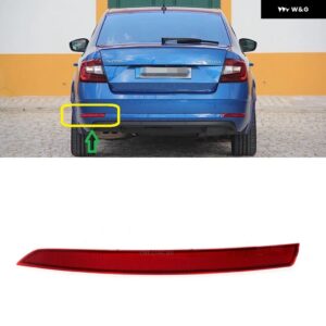 シュコダ オクタビア セダン コンビ 2018 - 21 カー スタイリング リア バンパー リフレクター ハザード ブレーキライト テールランプ ストップライト - 1pc　x　Left　Side