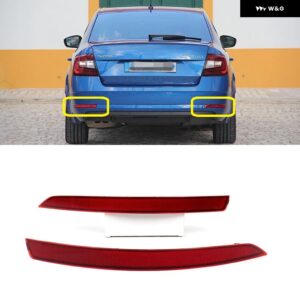 シュコダ オクタビア セダン コンビ 2018 - 21 カー スタイリング リア バンパー リフレクター ハザード ブレーキライト テールランプ ストップライト - Left　and　Right