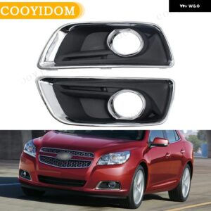 フォグランプ グリル フレーム シボレー マリブ 2012-2015 パネル カバー 車 クローム フロント フォグランプ トリム カバー フォグランプ グリル バンパー - Left　and　Right