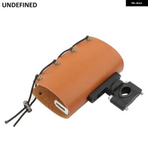 バイク オートバイ カップ ホルダー 22-28MM ハンドルバー ドリンクウォーターボトルコーヒー スタンド マウント PUレザー カー スタイリング 自転車 - Fit 22mm-28mm bar