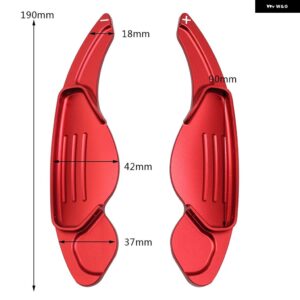 車 ステアリングホイール シフト パドル ランドローバー ディスカバリー LR レンジローバー スポーツ イヴォーク ヴェラール ヴォーグ ディスカバリー5 L462 - red