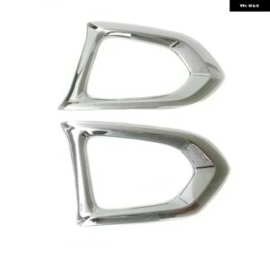 日産 パトロール Y62 2011-2018 ABS カー スタイリング フロント/リア フォグランプ ランプ デコレーション カバー トリム フレーム ステッカー - Front