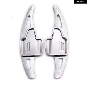 フォード フォーカス エスケープ クーガ 2017 2018 2019 アルミ ステアリングホイール シフト ギア レバー ギア シフト パドル エクステンション インテリア - Silver