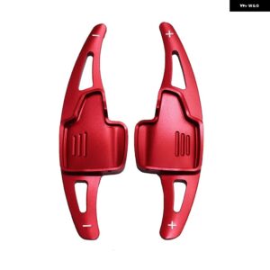 フォード フォーカス エスケープ クーガ 2017 2018 2019 アルミ ステアリングホイール シフト ギア レバー ギア シフト パドル エクステンション インテリア - Red