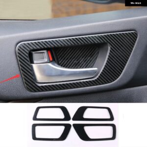 トヨタ ハイランダー 2015-2019 カーボン 車内 ドアハンドル カバー ドアボウル フレーム トリム アクセサリー 内装 - style 2
