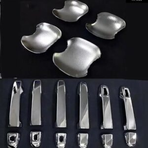 外装 アクセサリー ABS クローム トヨタ ノア 2014-2018 外側 ドアハンドル ボウルカップ 装飾 カバー ステッカー フレーム トリム - 16 PCS