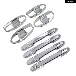 ABSクローム ドアハンドル カバー トリム デコレーション スバル フォレスター SK 2018 2019第5世代自動車 外装 アクセサリー - Door bowl handle