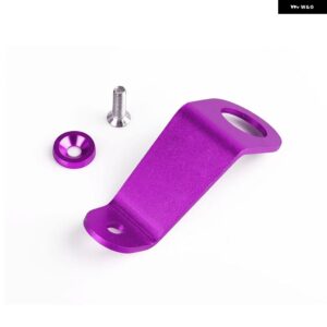 アルミ ラジエーター ステー ブラケット ボルトキット 汎用 92-95 ホンダ シビック EG 車用ウォータータンク ラジエーター サポート ボタン RS-HR002 - Purple