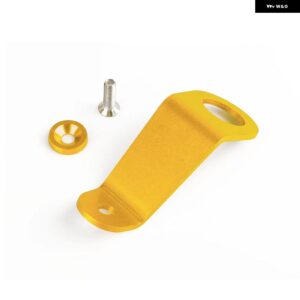 アルミ ラジエーター ステー ブラケット ボルトキット 汎用 92-95 ホンダ シビック EG 車用ウォータータンク ラジエーター サポート ボタン RS-HR002 - Gold