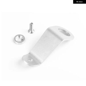 アルミ ラジエーター ステー ブラケット ボルトキット 汎用 92-95 ホンダ シビック EG 車用ウォータータンク ラジエーター サポート ボタン RS-HR002 - sliver