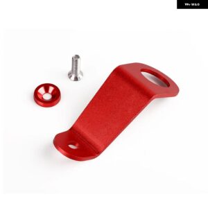 アルミ ラジエーター ステー ブラケット ボルトキット 汎用 92-95 ホンダ シビック EG 車用ウォータータンク ラジエーター サポート ボタン RS-HR002 - Red