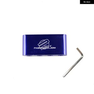 アルミ 合金 スパークプラグ 電線クランプ セパレーター ライン 点火 ケーブル クリップ 車 装飾 スタイル RS-HR006 - Blue