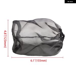 車用エアインテーク フィルター カバー 耐油 防塵 円筒形高フローエアインテーク フィルター RS-OFI062 - Long Black