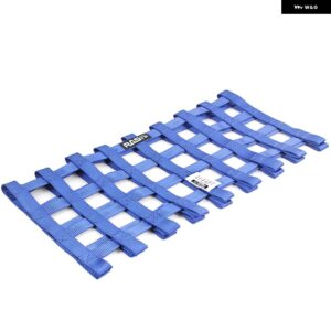 汎用 カー 23.6インチX23.6インチ ナイロンレーシングカーウィンドウネット カーラリーレーシング安全装備 RS-BAG053 - blue