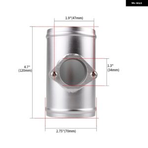 2.5インチ/2.75インチ/3インチエアフローセンサー マウント エアフローメーターベース キャデラック フォルクスワーゲン 日産 吸気メーター アダプター - 70mm