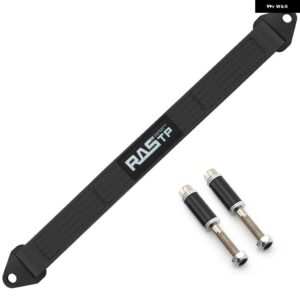 10インチ～26インチ ブラック織り厚み 4層リミットストラップ オフロード サスペンションとドライブラインコンポーネントへダメージを防止 TD002 - black 22 inches